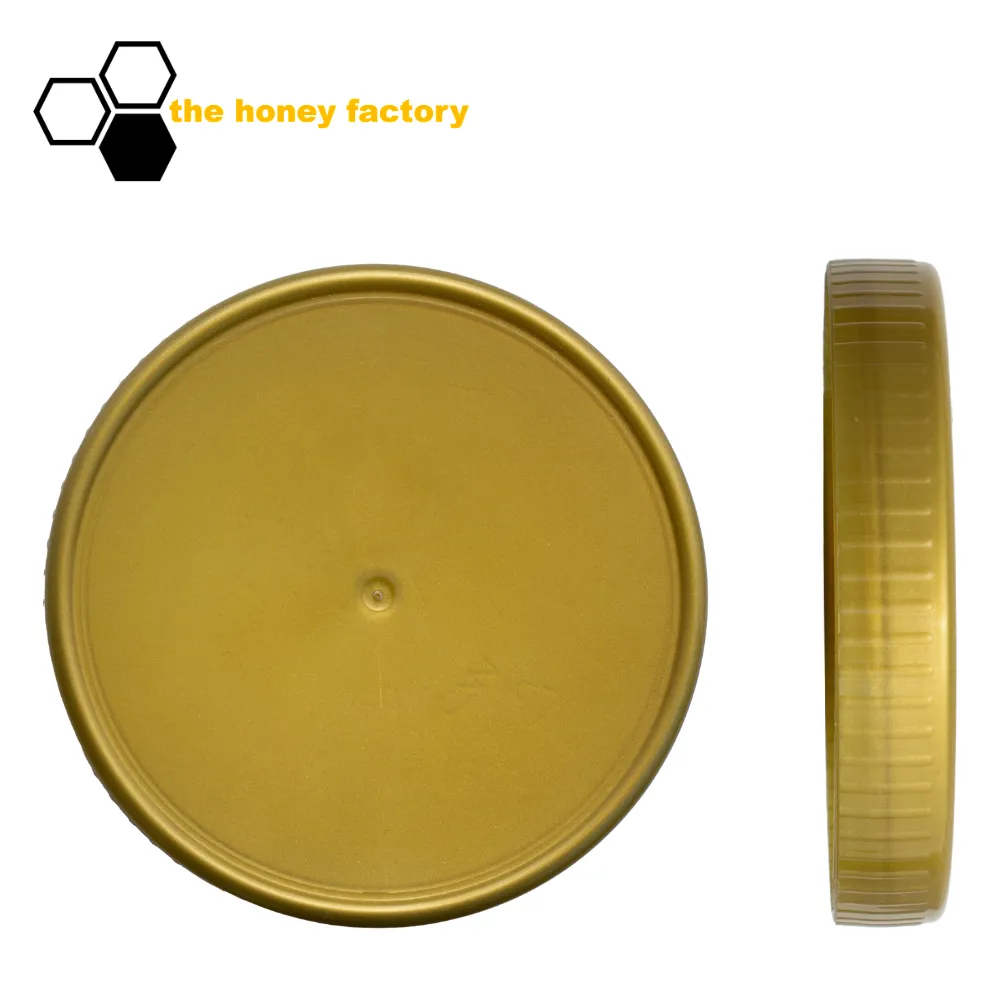 Deckel für Neutrales Honigglas 500g “GOLD & GERIFFELT”