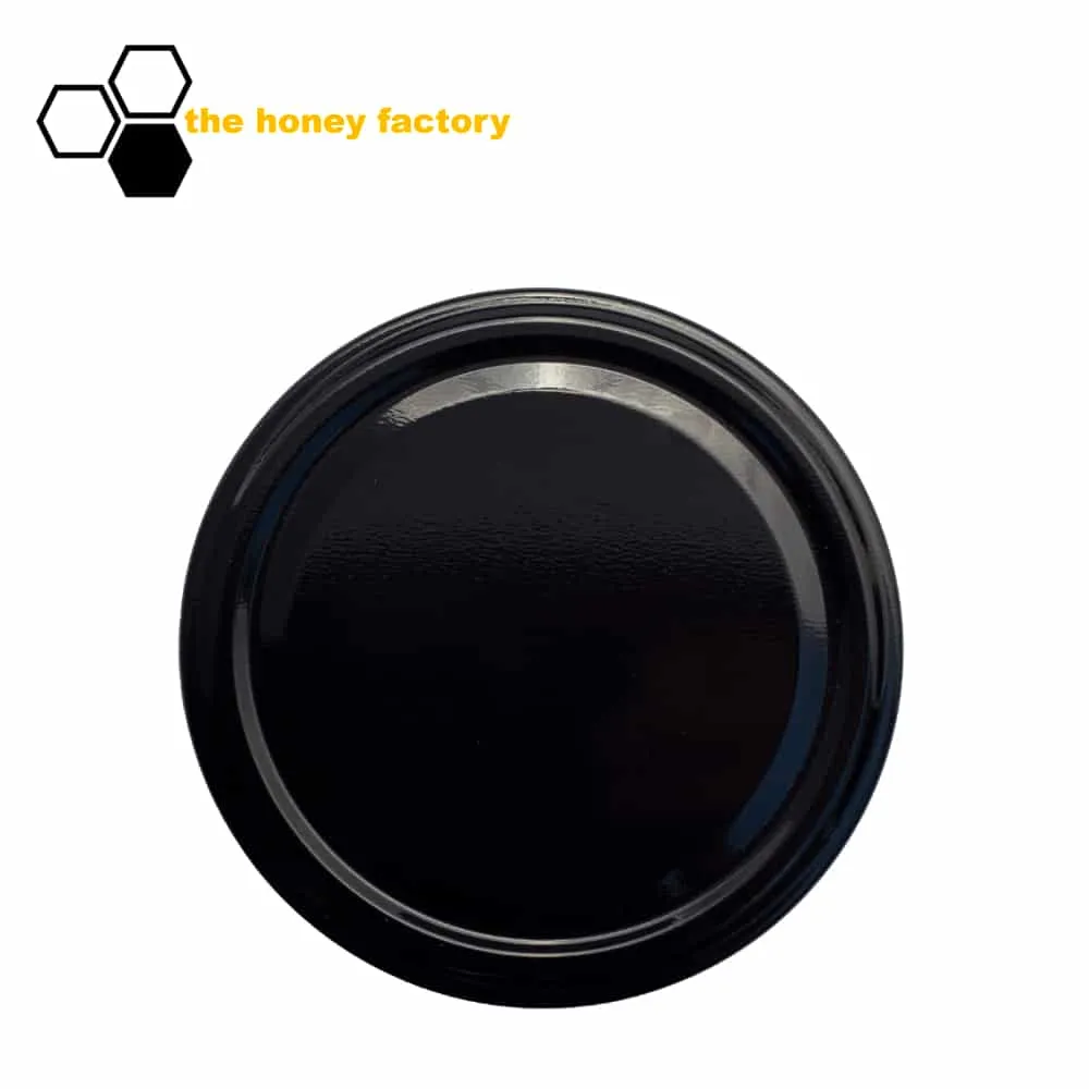 Twist-Off Glas 500g mit Metalldeckel SCHWARZ im 12er Karton – Bild 3