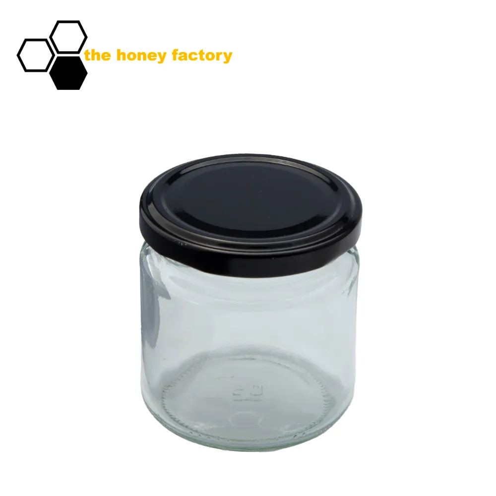 Twist-Off Glas 250g mit Metalldeckel SCHWARZ im 12er Karton – Bild 2