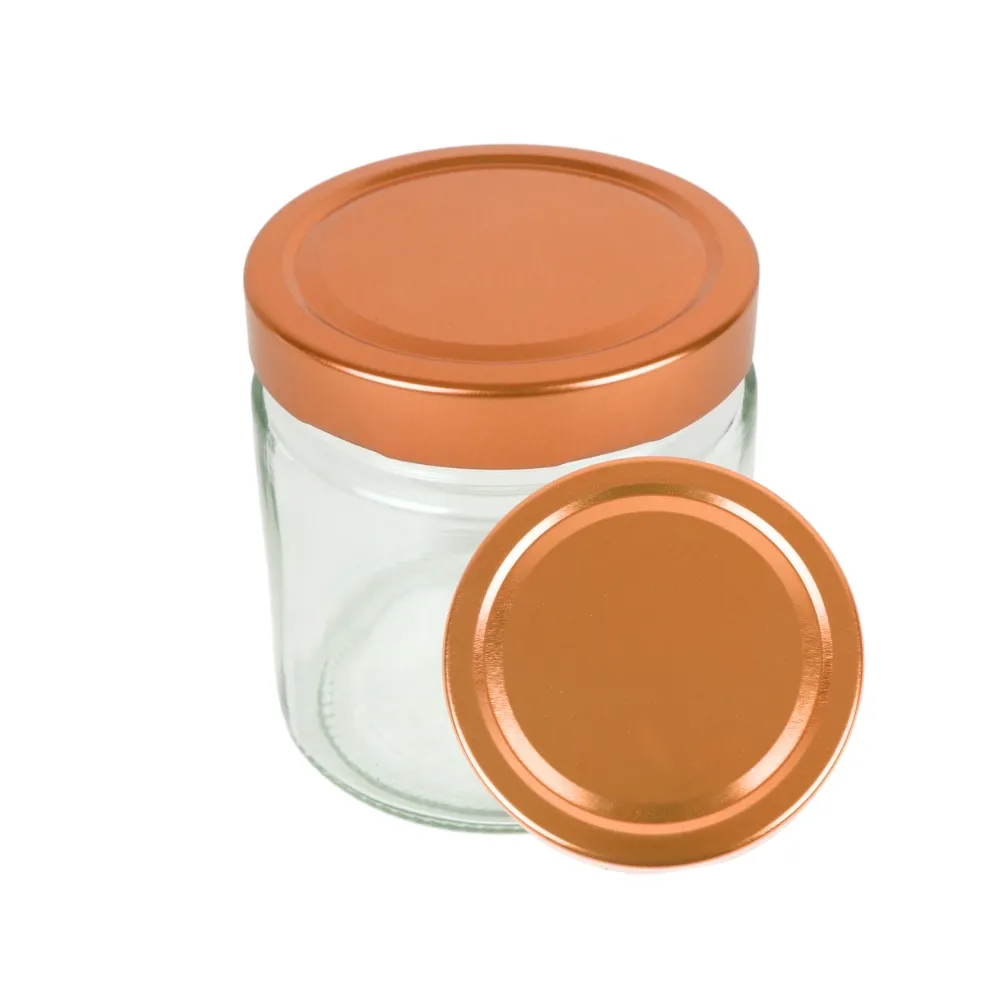 DEEP Twist-Off Glas 500g mit Metalldeckel KUPFER im 13er Karton