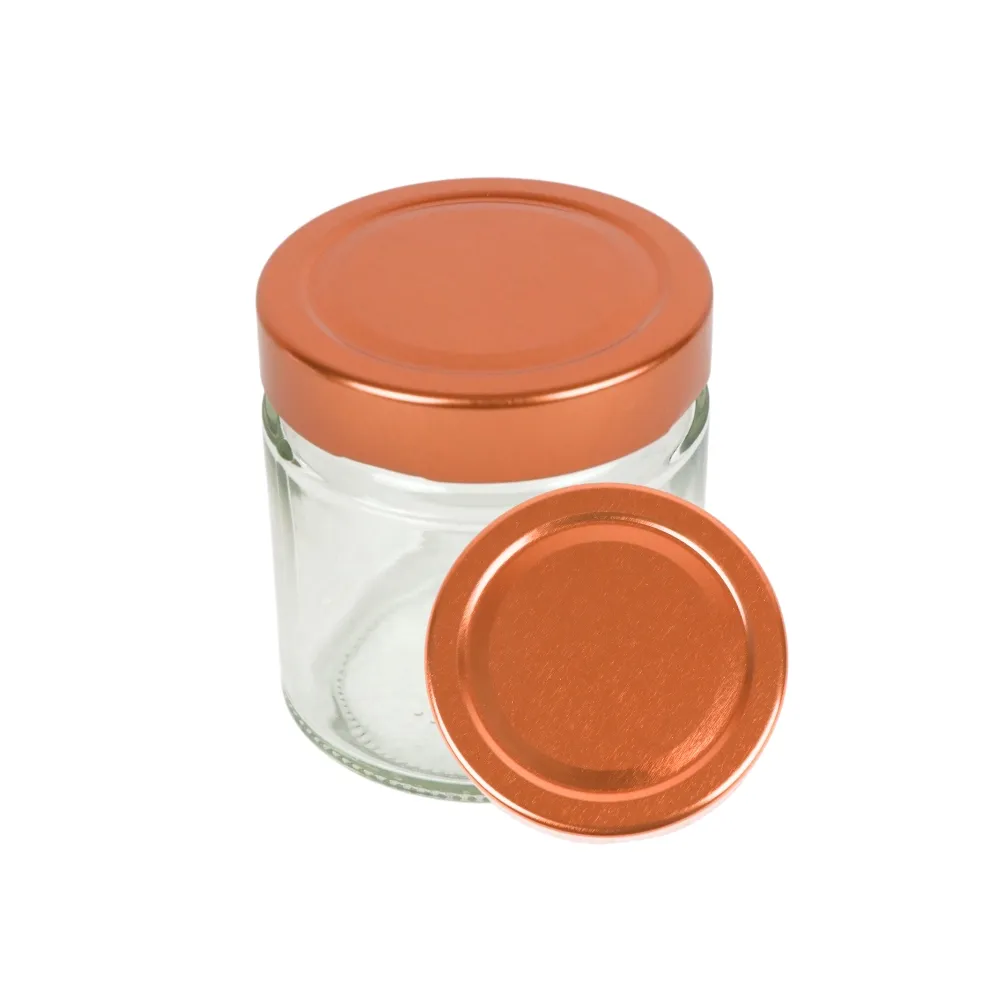 DEEP Twist-Off Glas 250g mit Metalldeckel KUPFER im 12er Karton