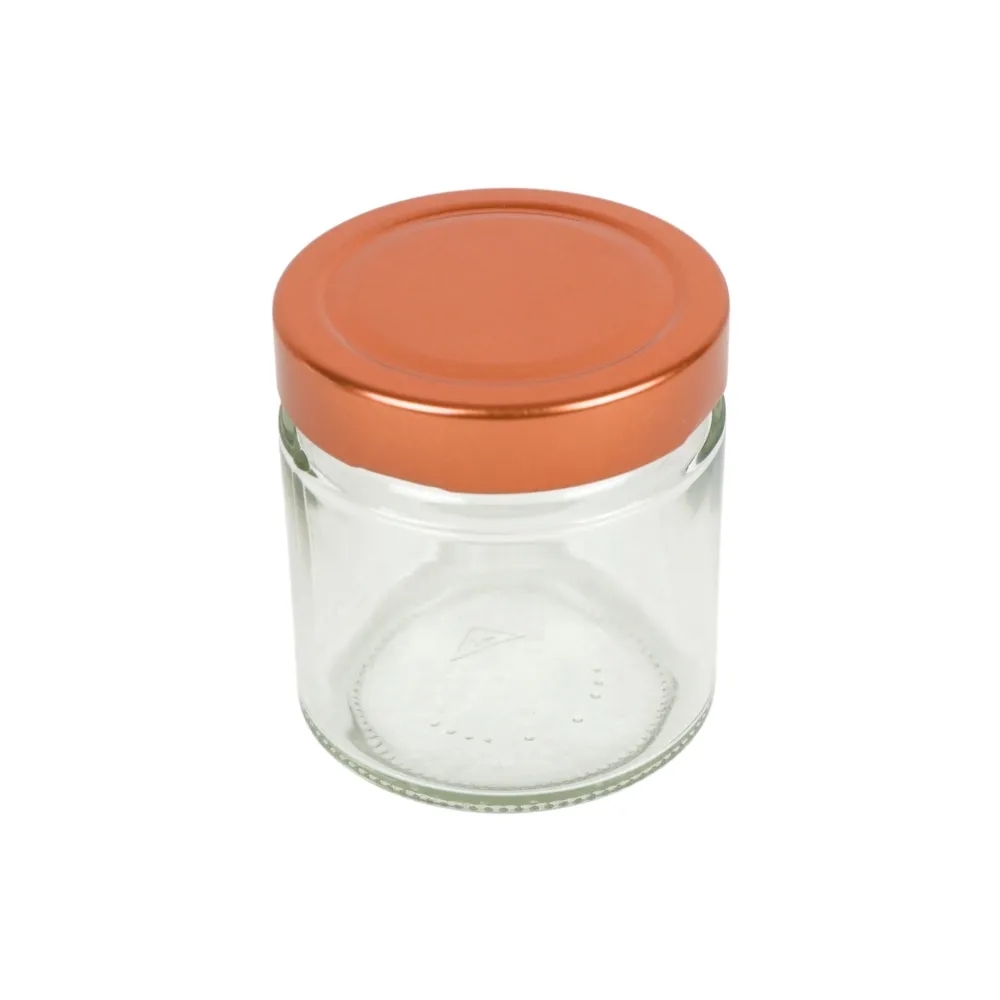 DEEP Twist-Off Glas 250g mit Metalldeckel KUPFER im 12er Karton – Bild 2